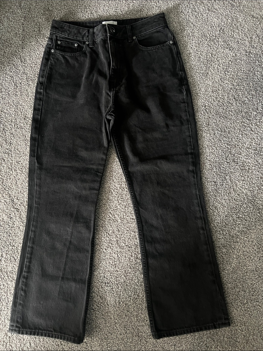 Ganni Black Flare Jeans